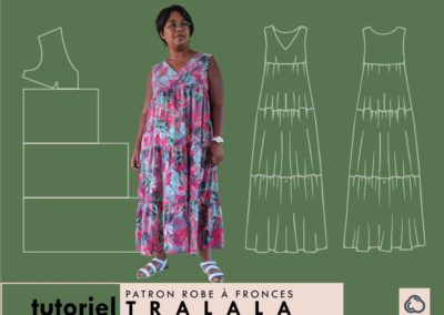Tutoriel 5 – TRALALA – PATRON ROBE À FRONCES