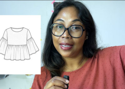 Tutoriel 16 &ndash; Votre haut Tiana-Marion &agrave; partir de la sous-base Tiana